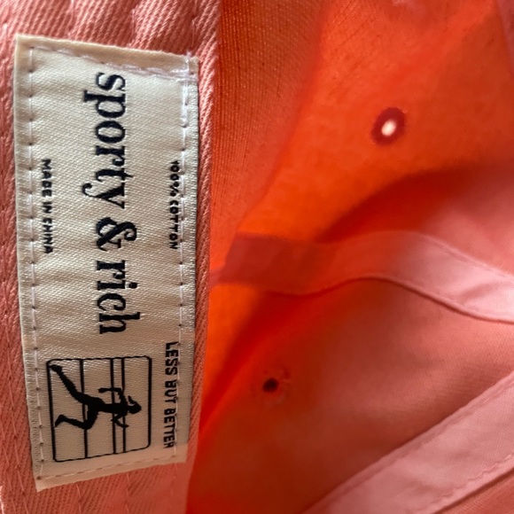 Sporty and Rich altleisure pink/peach cap - Picture 2 of 2